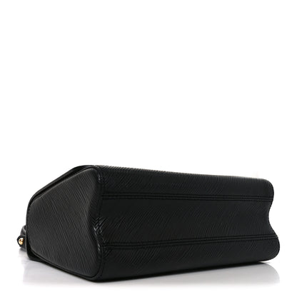 Louis Vuitton Epi Studded Sol Twist Shoulder Bag MM Black 4 of 9