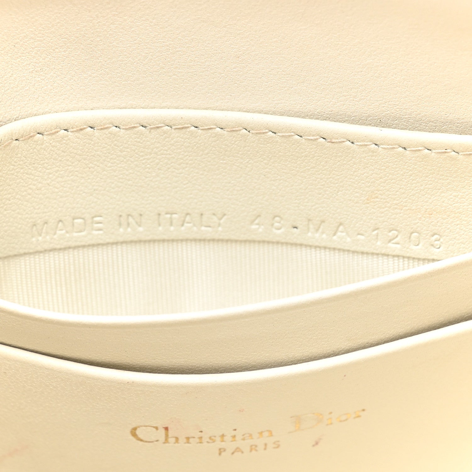 Christian Dior Goatskin Saddle Rodeo Pouch Latte 7 of 14