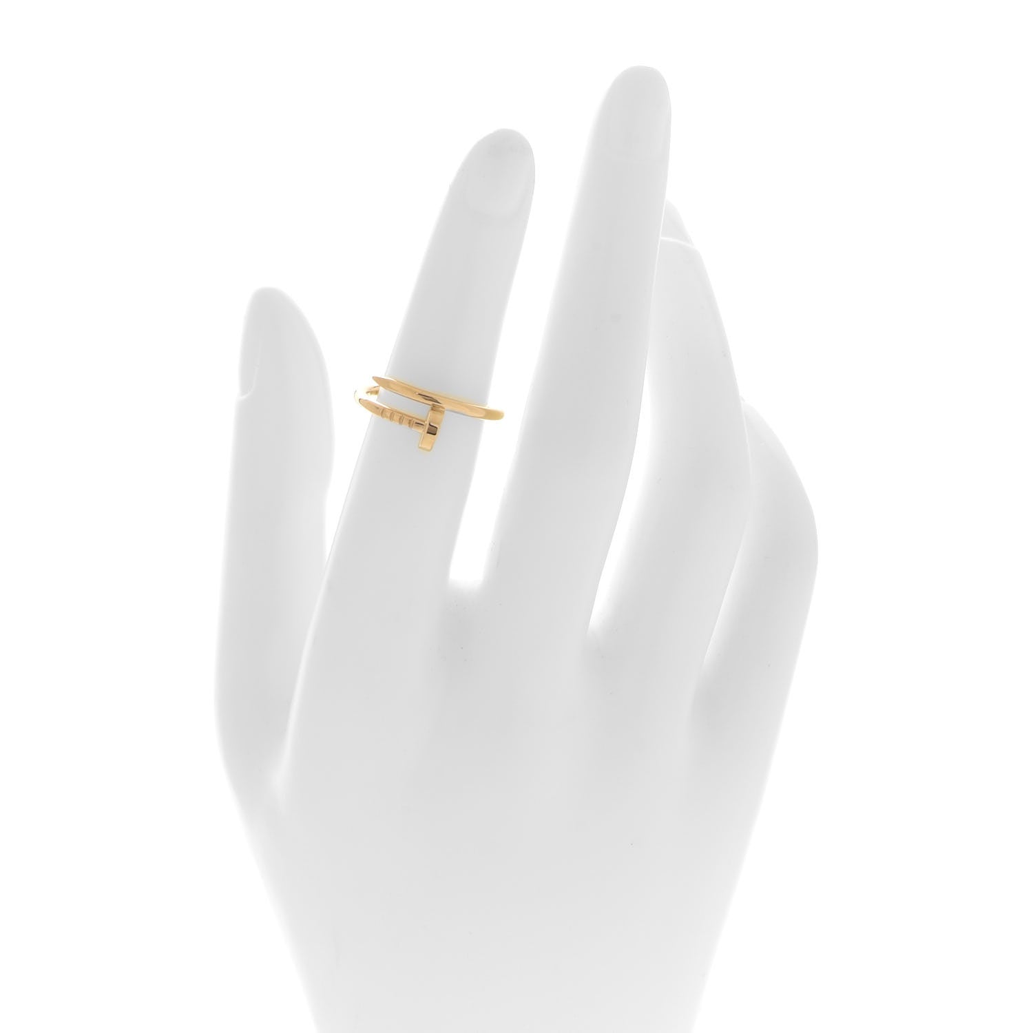 Cartier 18K Yellow Gold Small Juste Un Clou Ring 51 5.75 2 of 5