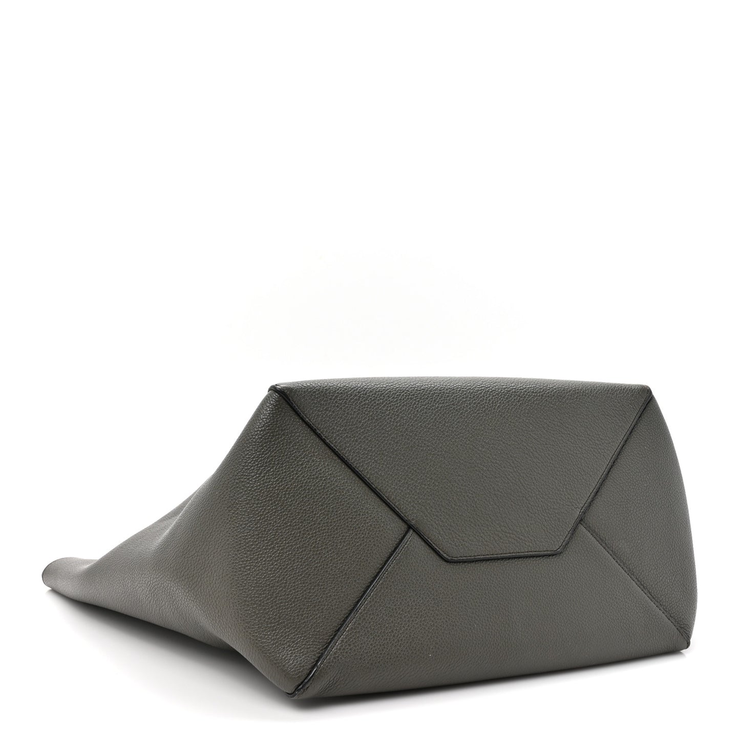 Soft Grained Calfskin Small Belt Cabas Phantom Taupe