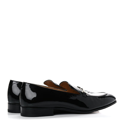 Louis Vuitton Patent Monogram Mens Club Loafers 8.5 Anthracite 4 of 16