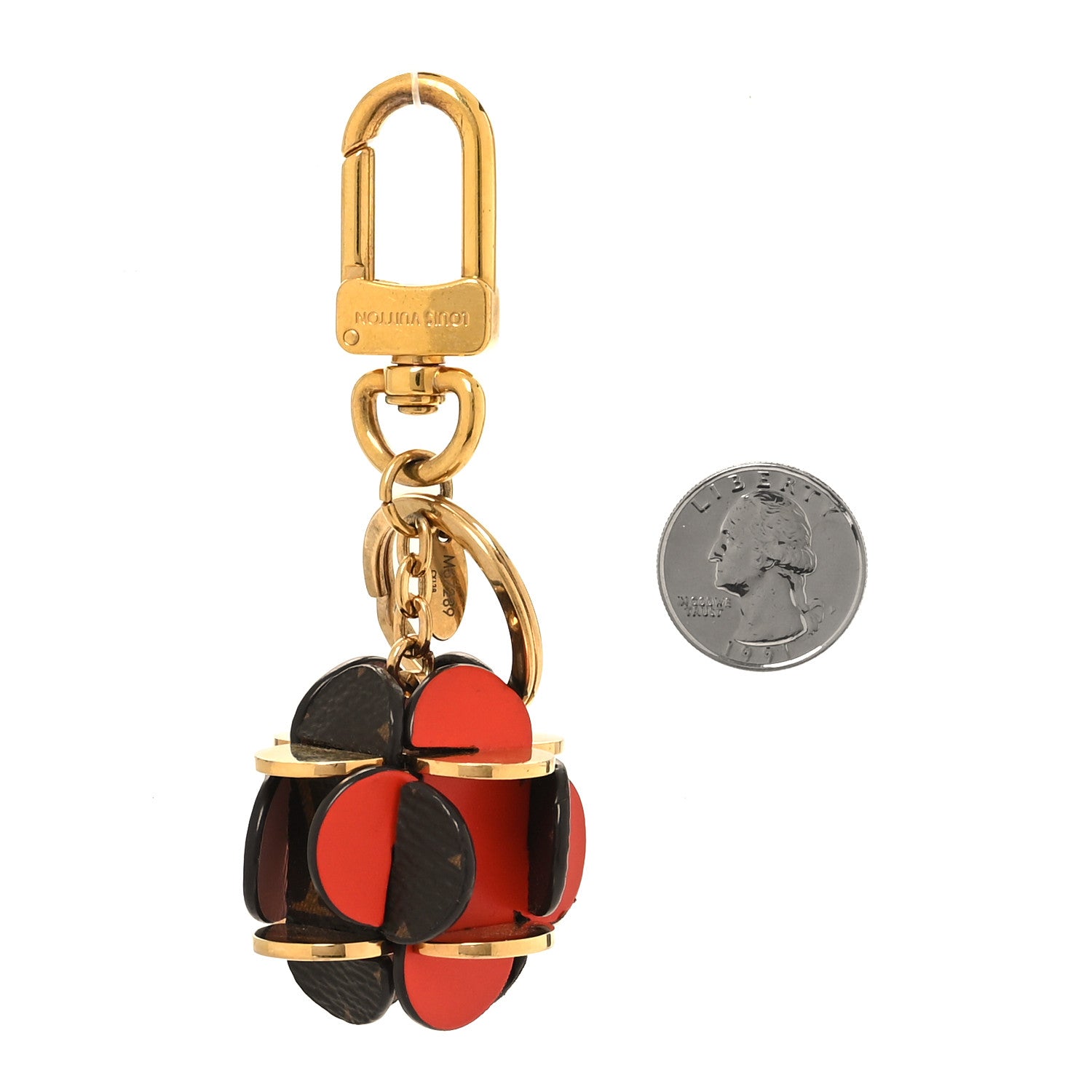 Louis Vuitton Monogram Flowering Bag Charm Key Ring 2 of 4