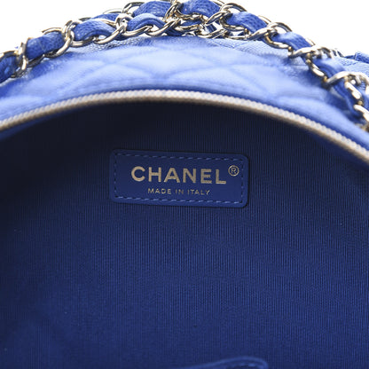 Chanel Caviar Quilted Large CC Day Backpack Blue 5 of 13