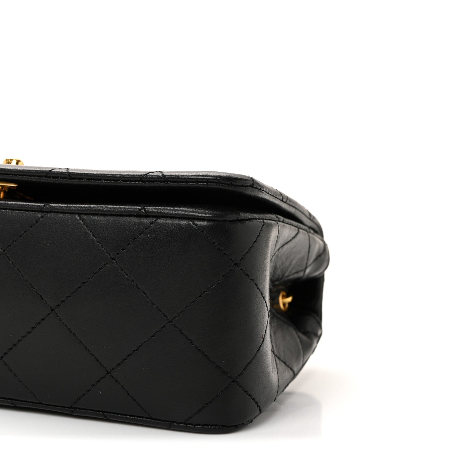 Chanel Lambskin Quilted Small Single Flap Black 9 of 10