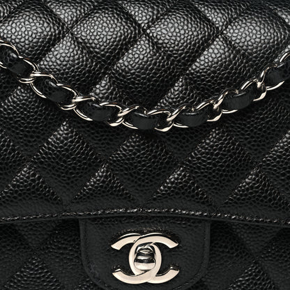 Chanel Caviar Quilted Medium Double Flap Black 8 of 11
