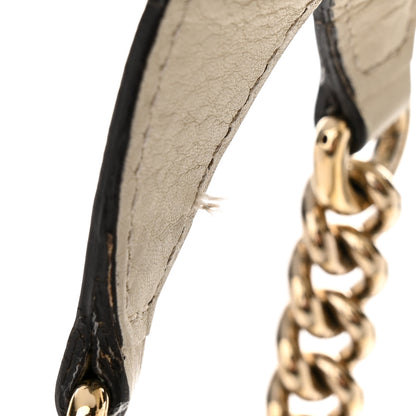 Gucci Pebbled Calfskin Medium Soho Chain Shoulder Bag Off White 15 of 16