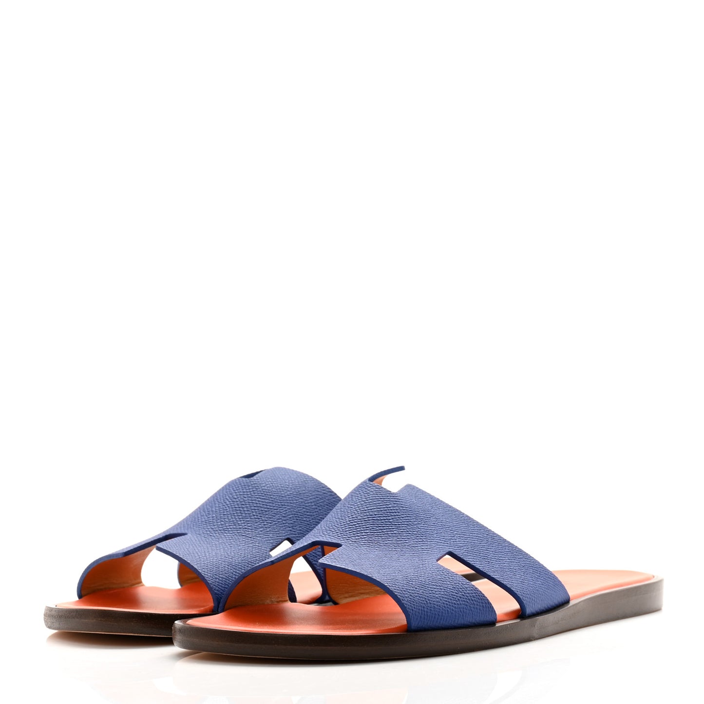 Calfskin Mens Izmir Sandals 42.5 Gold Black