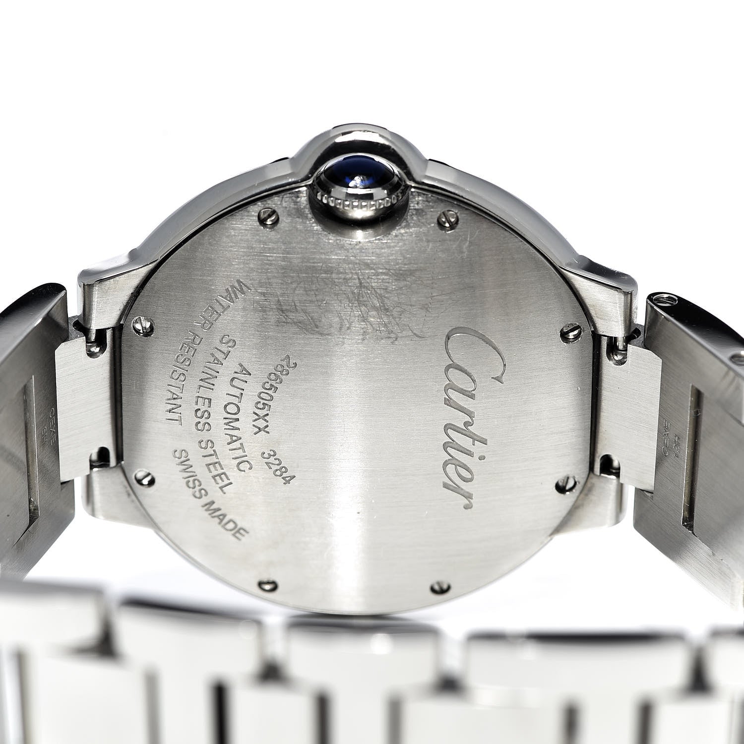 Cartier Stainless Steel Diamond Bezel 36mm Ballon Bleu De Cartier Automatic Watch 5 of 9