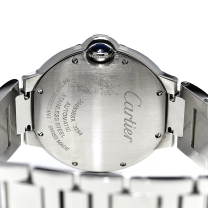 Cartier Stainless Steel Diamond Bezel 36mm Ballon Bleu De Cartier Automatic Watch 5 of 9