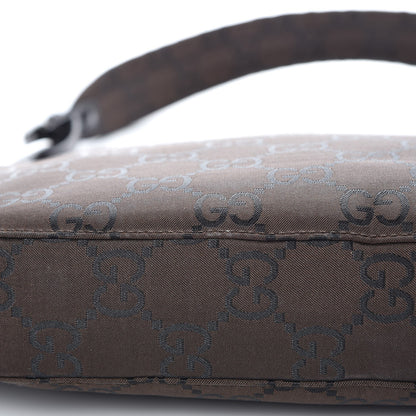 Gucci Nylon Monogram Shoulder Bag Brown 9 of 9