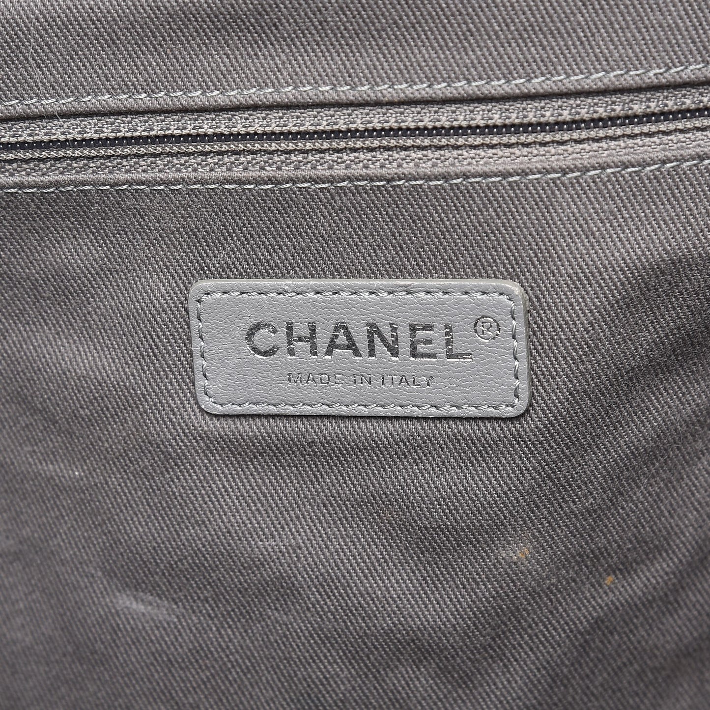 Woven Straw Raffia Large Deauville Tote Grey