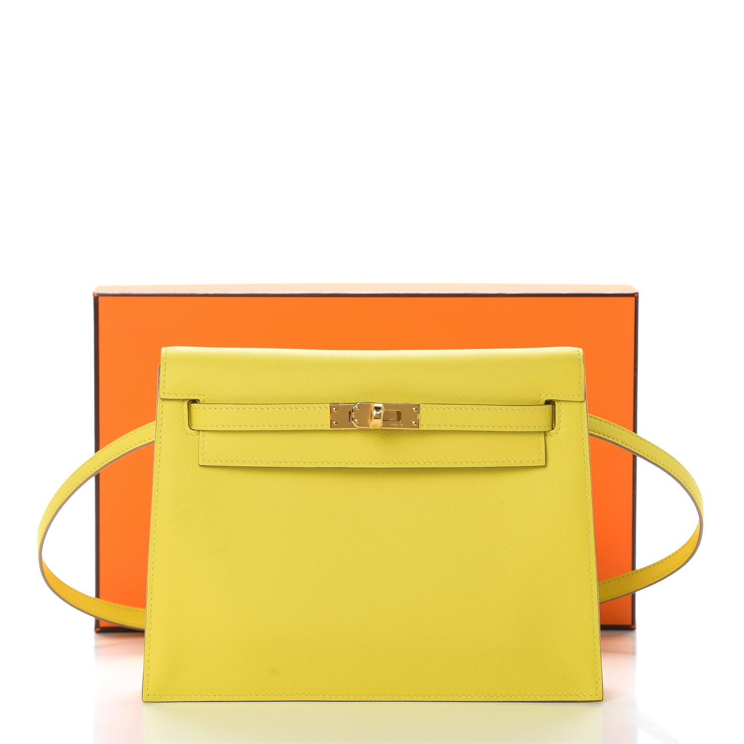 Hermes Swift Kelly Danse II Belt Bag Lime 13 of 13