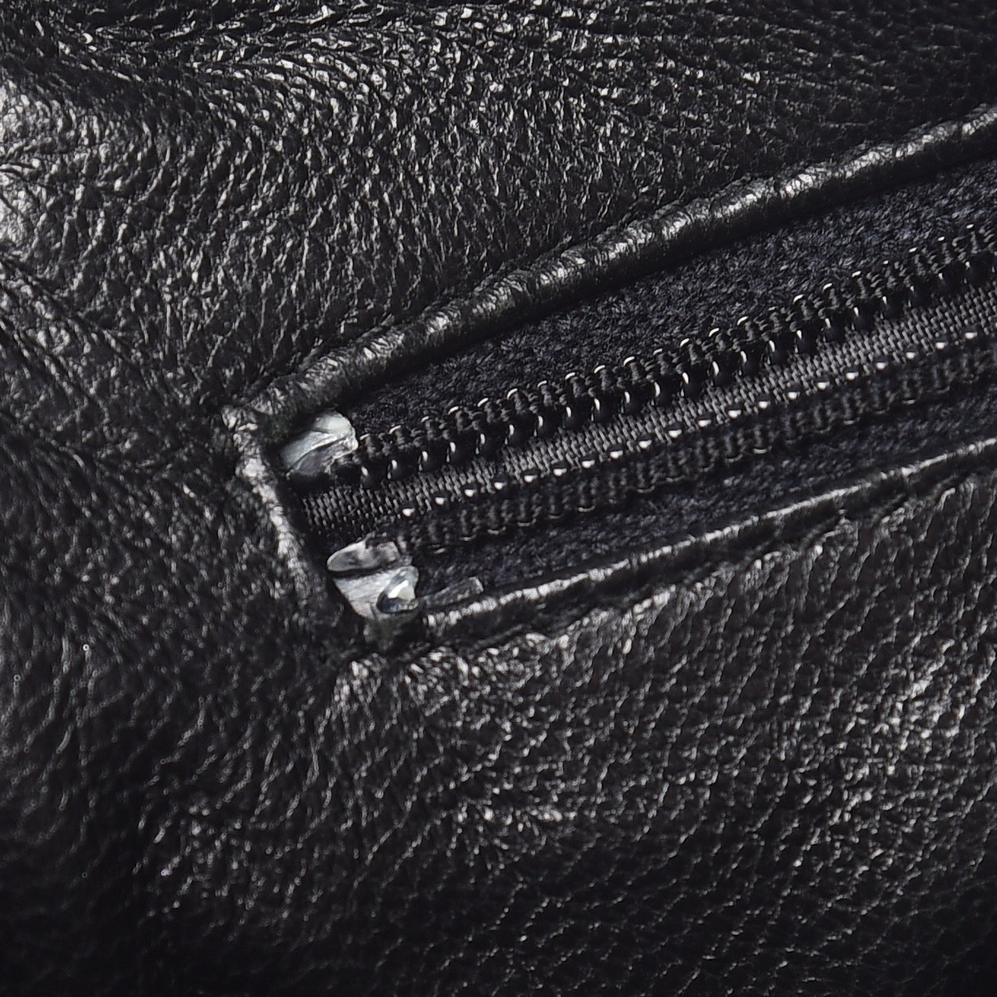 Lambskin Quilted Camera Case Black
