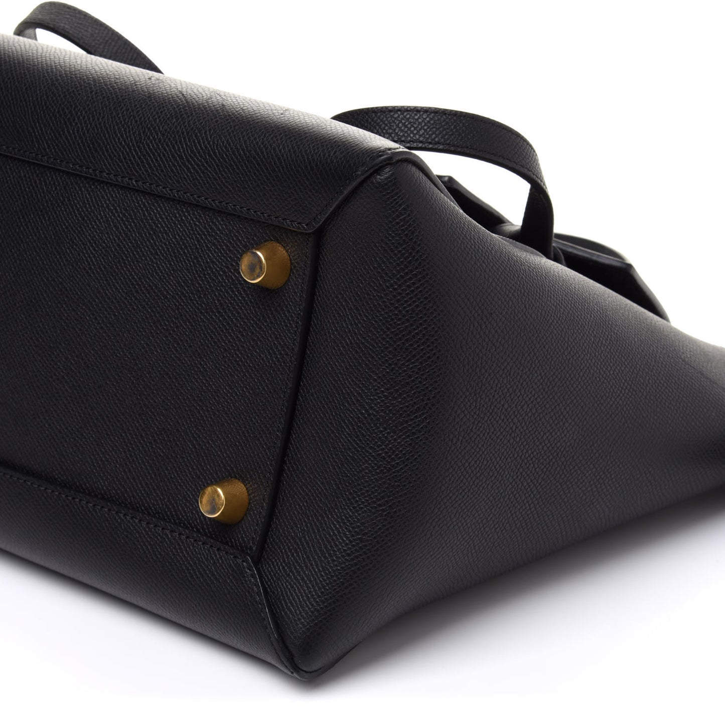 Grained Calfskin Mini Belt Bag Dark Taupe