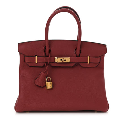 Hermes Togo Birkin 30 Rouge Grenat 1 of 11