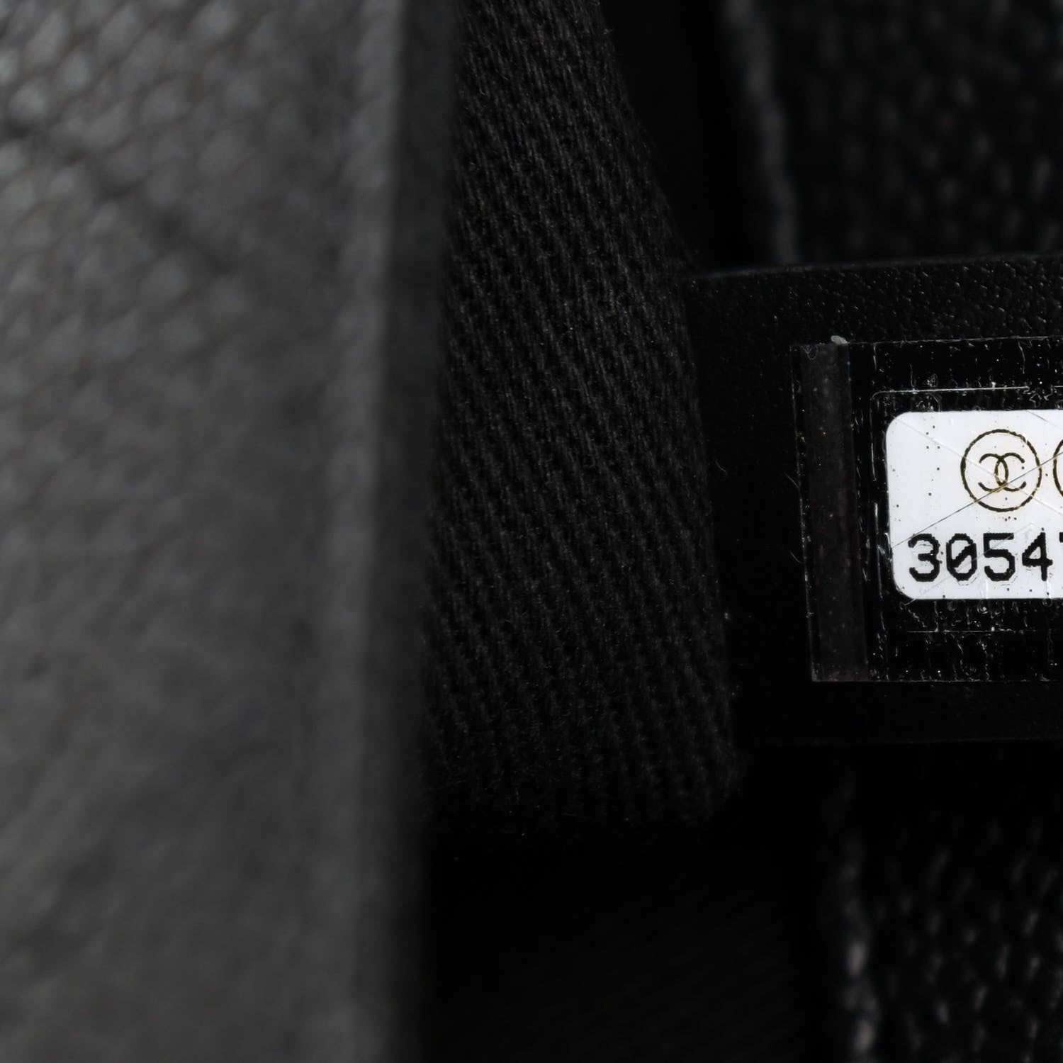 Chanel Grained Calfskin Small Stitched Flap Black 7 of 11