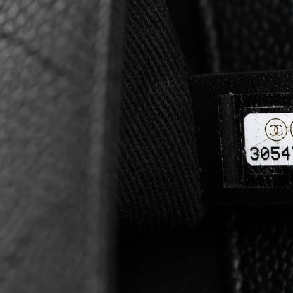 Chanel Grained Calfskin Small Stitched Flap Black 7 of 11