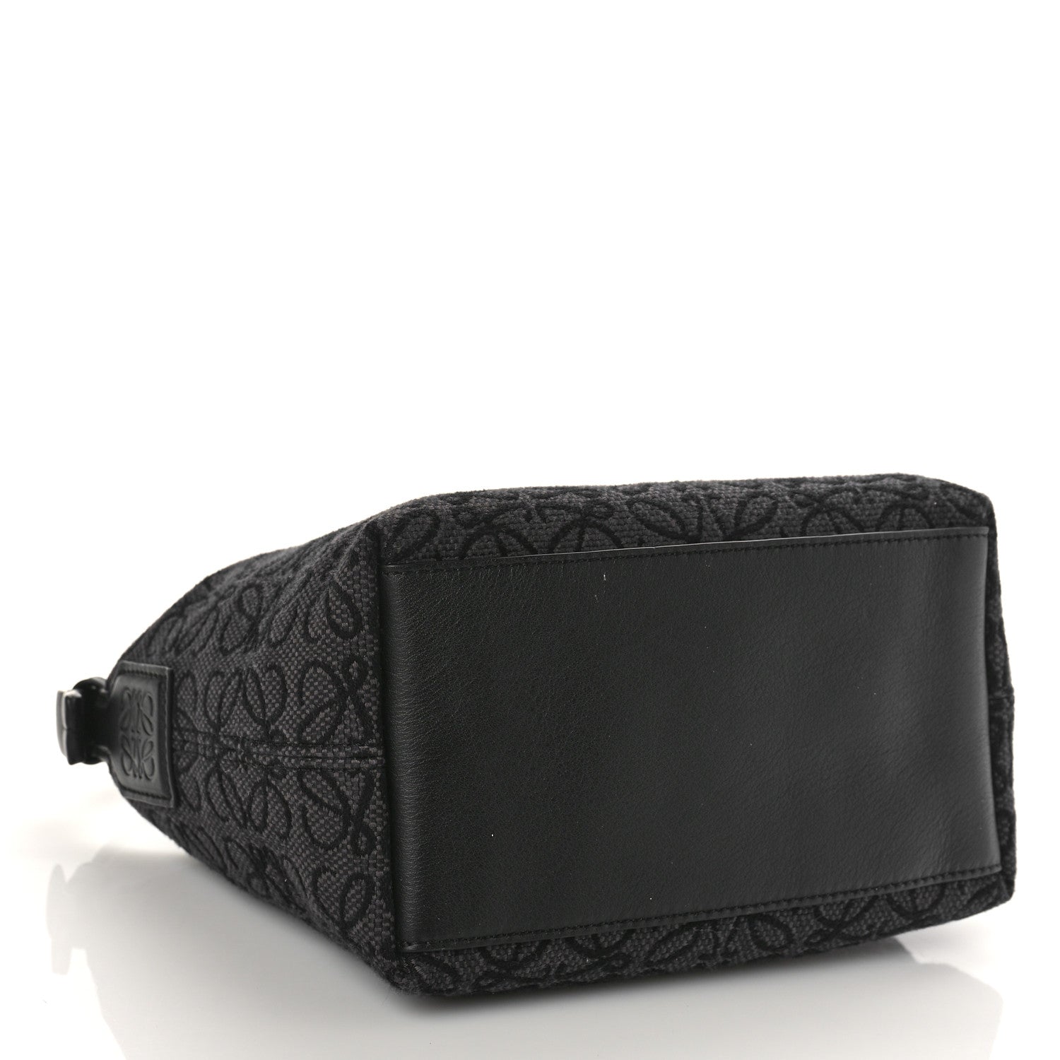 Loewe Jacquard Anagram Calfskin Small Cubi Bag Anthracite Black 4 of 8