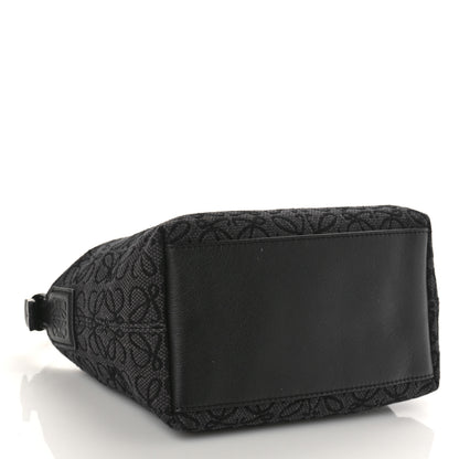 Loewe Jacquard Anagram Calfskin Small Cubi Bag Anthracite Black 4 of 8