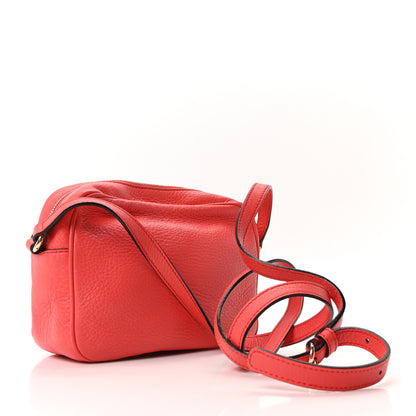Gucci Pebbled Calfskin Small Soho Disco Bag Tabasco Red 3 of 10