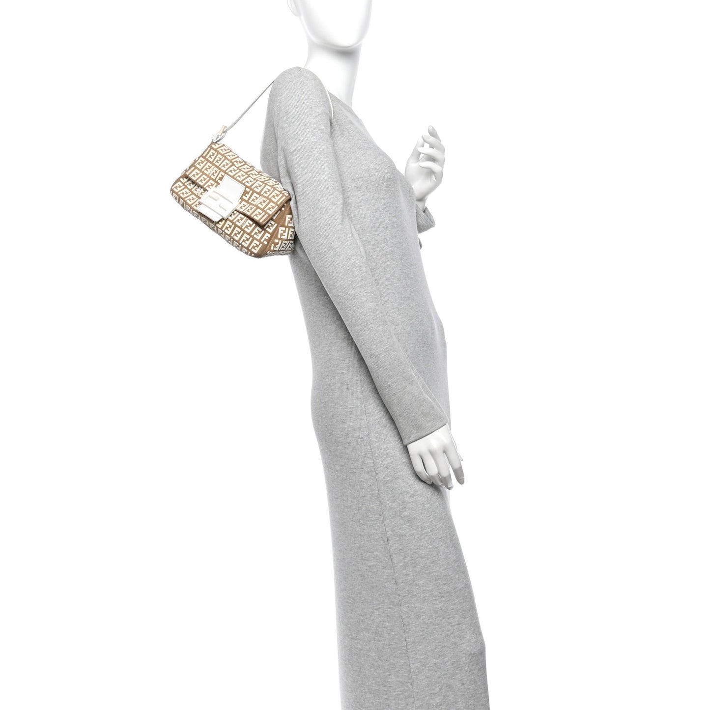 Zucchino Embellished Mini Mama Baguette Beige
