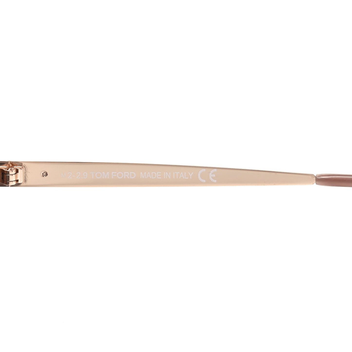 Acetate Anna Sunglasses TF575-F Brown Rose Gold