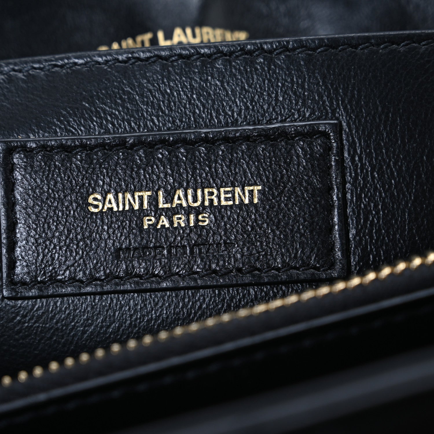 Saint Laurent Calfskin Y Quilted Monogram Small Loulou Chain Satchel Black 7 of 12