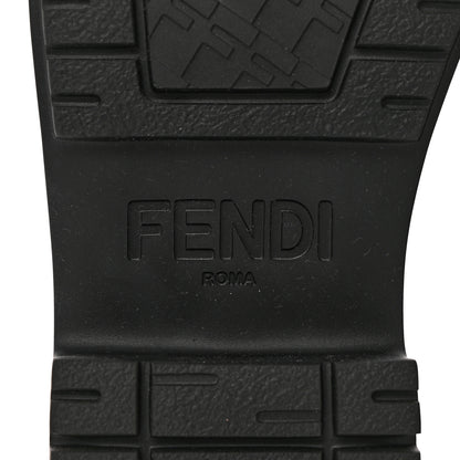 Fendi Nylon Baguette Domino 50mm Biker Boots 41 Baby Pink Nolita 6 of 12