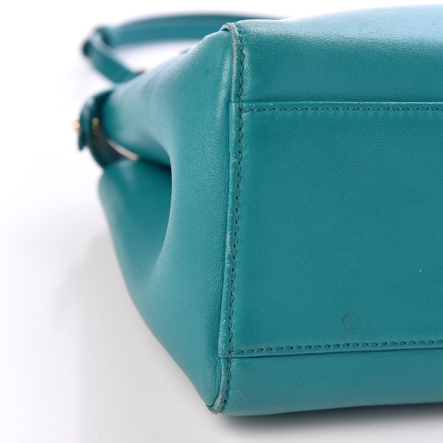 Fendi Nappa Mini Peekaboo Iconic Satchel Lago 5 of 14