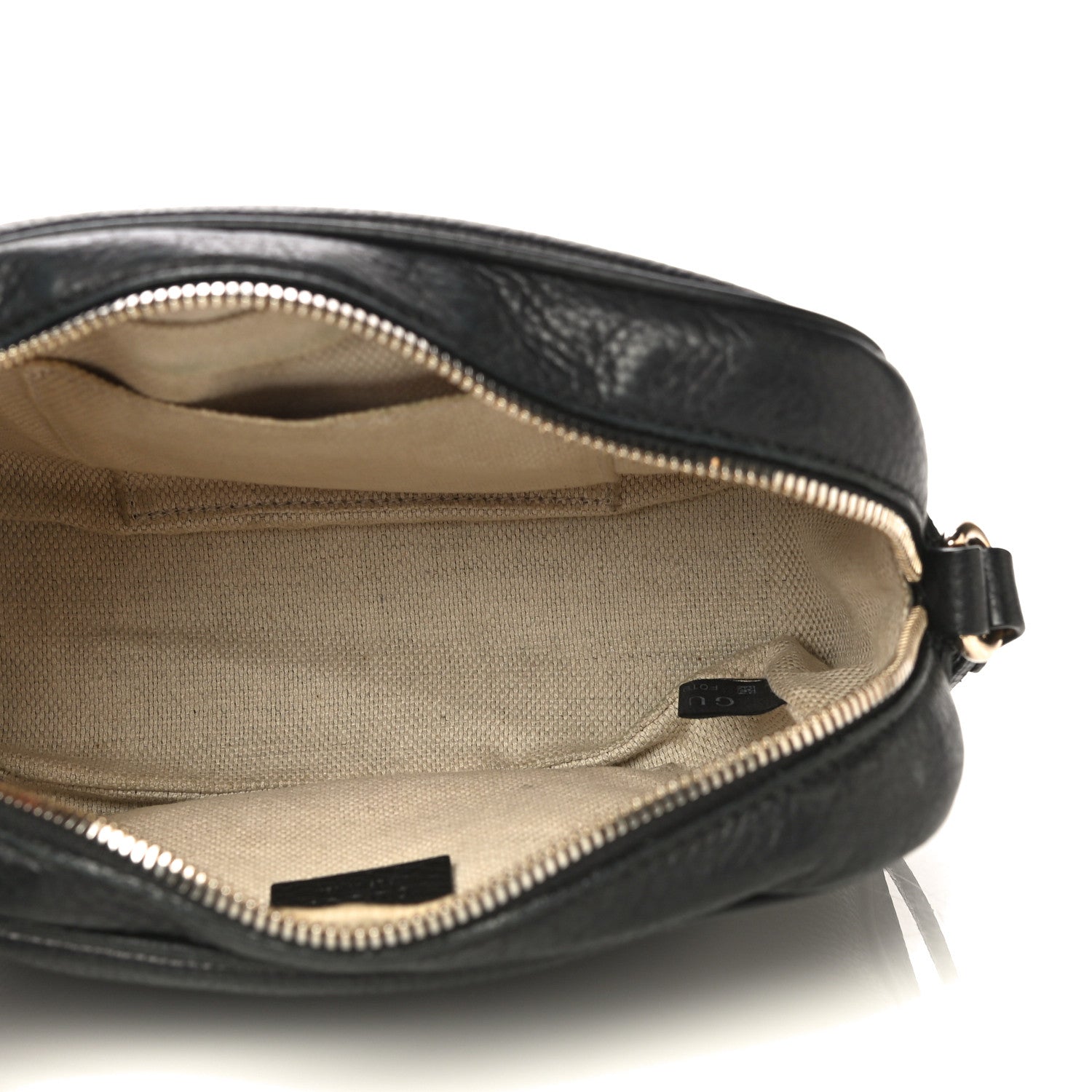 Gucci Pebbled Calfskin Small Soho Disco Bag Black 11 of 15
