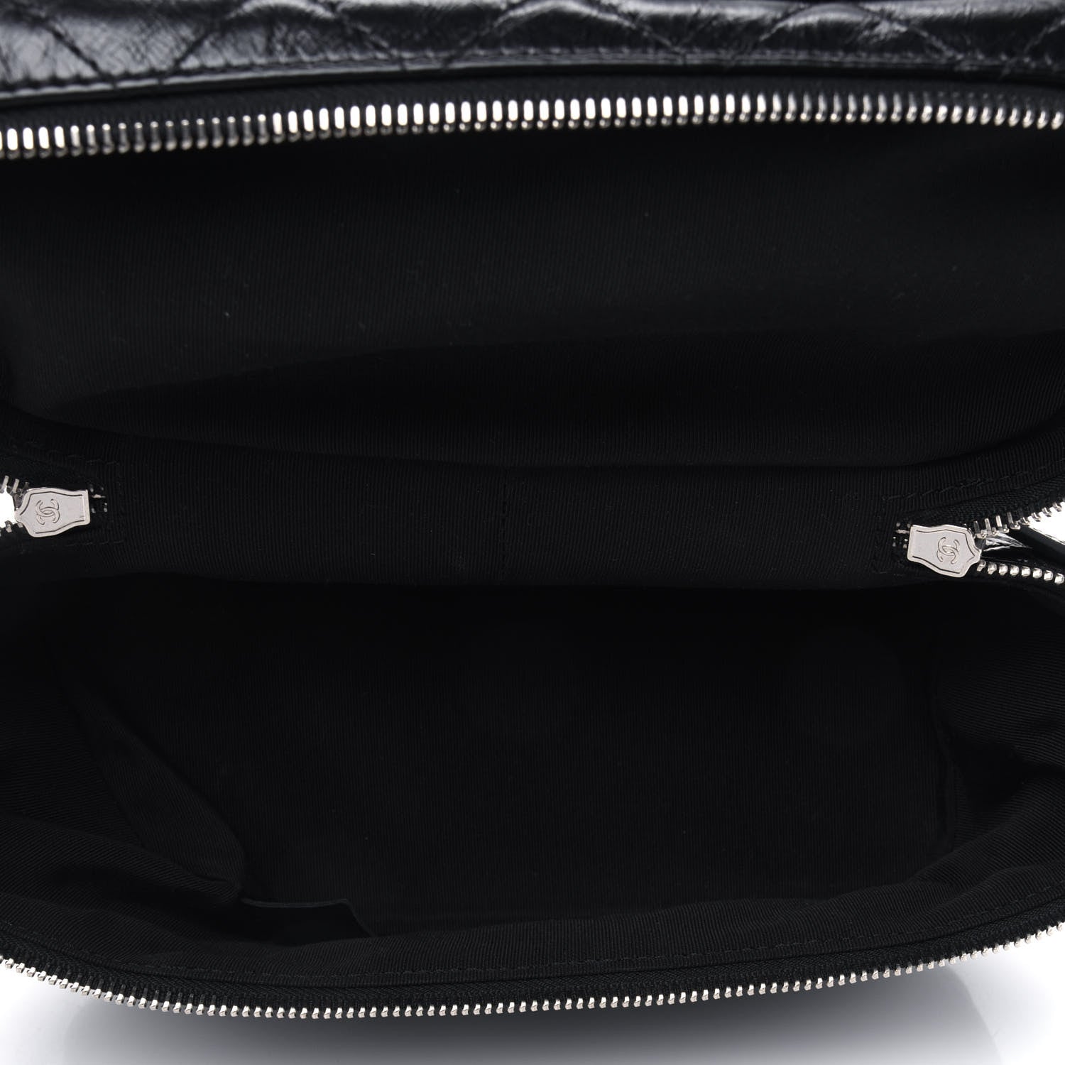 Chanel Crumpled Calfskin PVC Quilted Flap Black 4 of 6