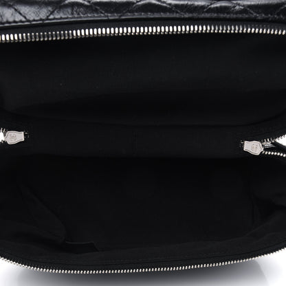 Chanel Crumpled Calfskin PVC Quilted Flap Black 4 of 6