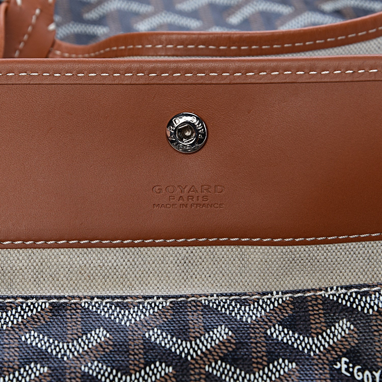 Goyard Goyardine Saint Louis GM Black Gold 7 of 15