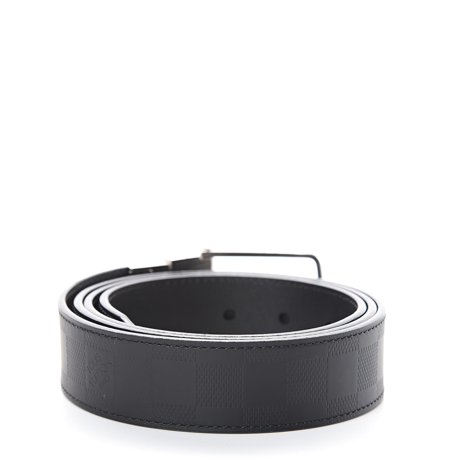 Louis Vuitton Damier Infini Calfskin 35mm Belt 110 44 Black 2 of 5