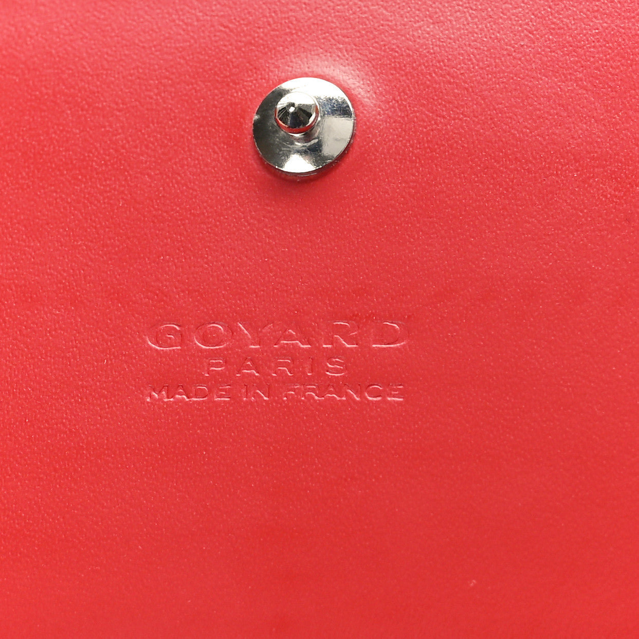Goyard Goyardine Varenne Continental Wallet Red 6 of 9