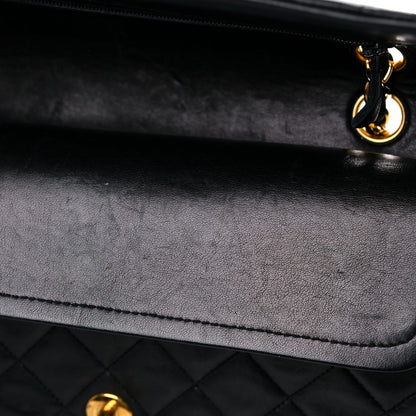 Chanel Lambskin Quilted Small Double Flap Black 13 of 21