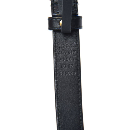 Gucci Calfskin Double G 20mm Belt 80 32 Black 4 of 5