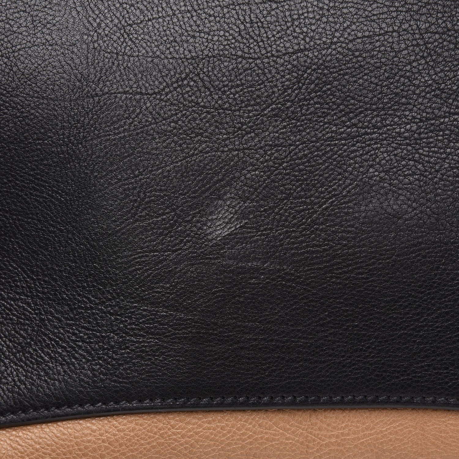 Prada Glace Calf Large Twin Pocket Tote Naturale Black 9 of 11