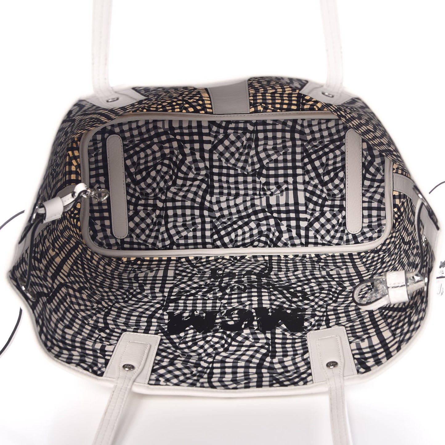 Visetos Medium Liz Reversible Shopper Tote White