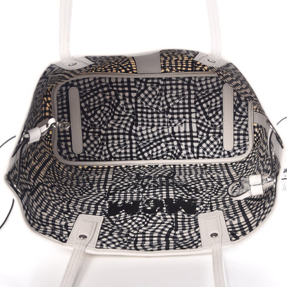 MCM Visetos Medium Liz Reversible Shopper Tote White 9 of 15