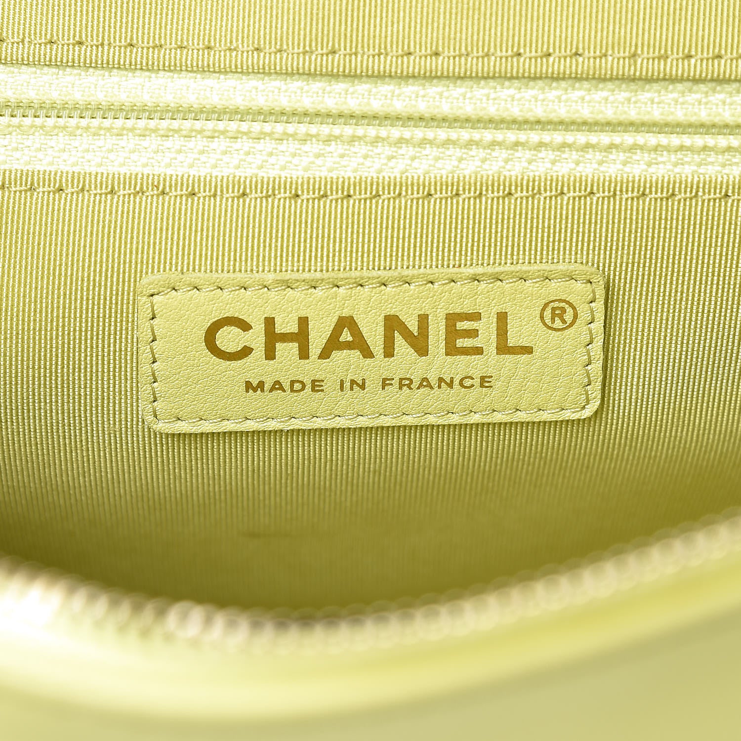 Chanel Calfskin Quilted Daily Chevron Camera Case Light Green 6 of 10