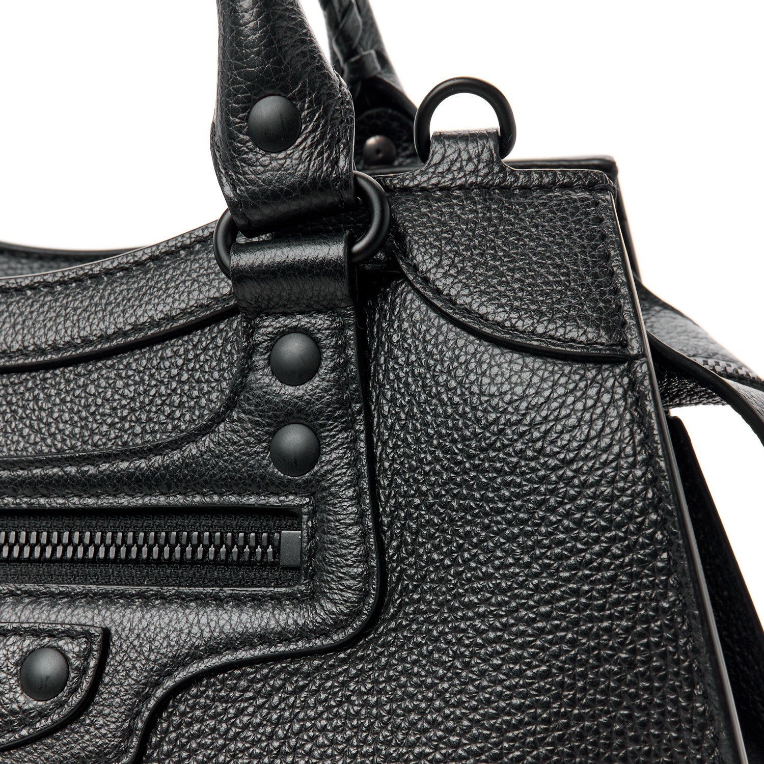 Balenciaga Grained Calfskin Neo Classic Black Hardware S City Black 12 of 12