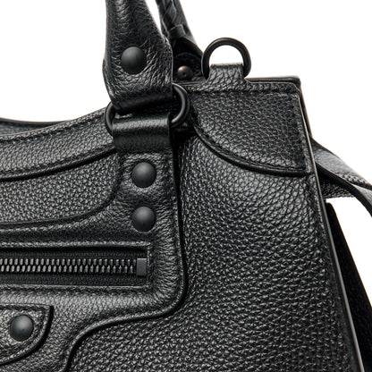 Balenciaga Grained Calfskin Neo Classic Black Hardware S City Black 12 of 12