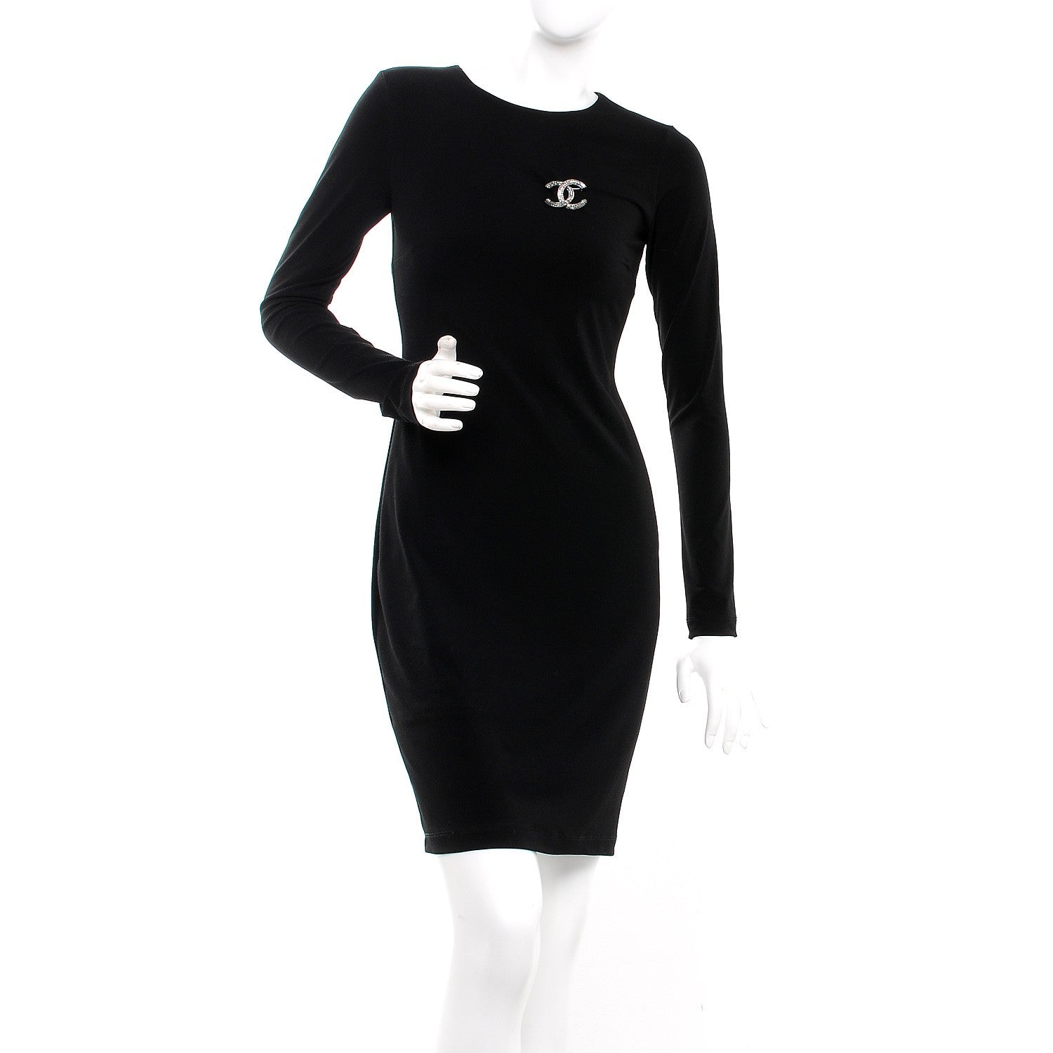 Chanel Ruthenium Crystal Baguette CC Brooch Multicolor 2 of 7