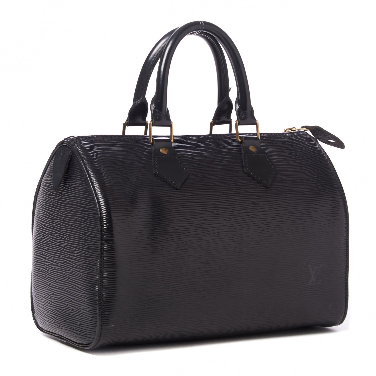 Louis Vuitton Epi Speedy 25 Black 2 of 8