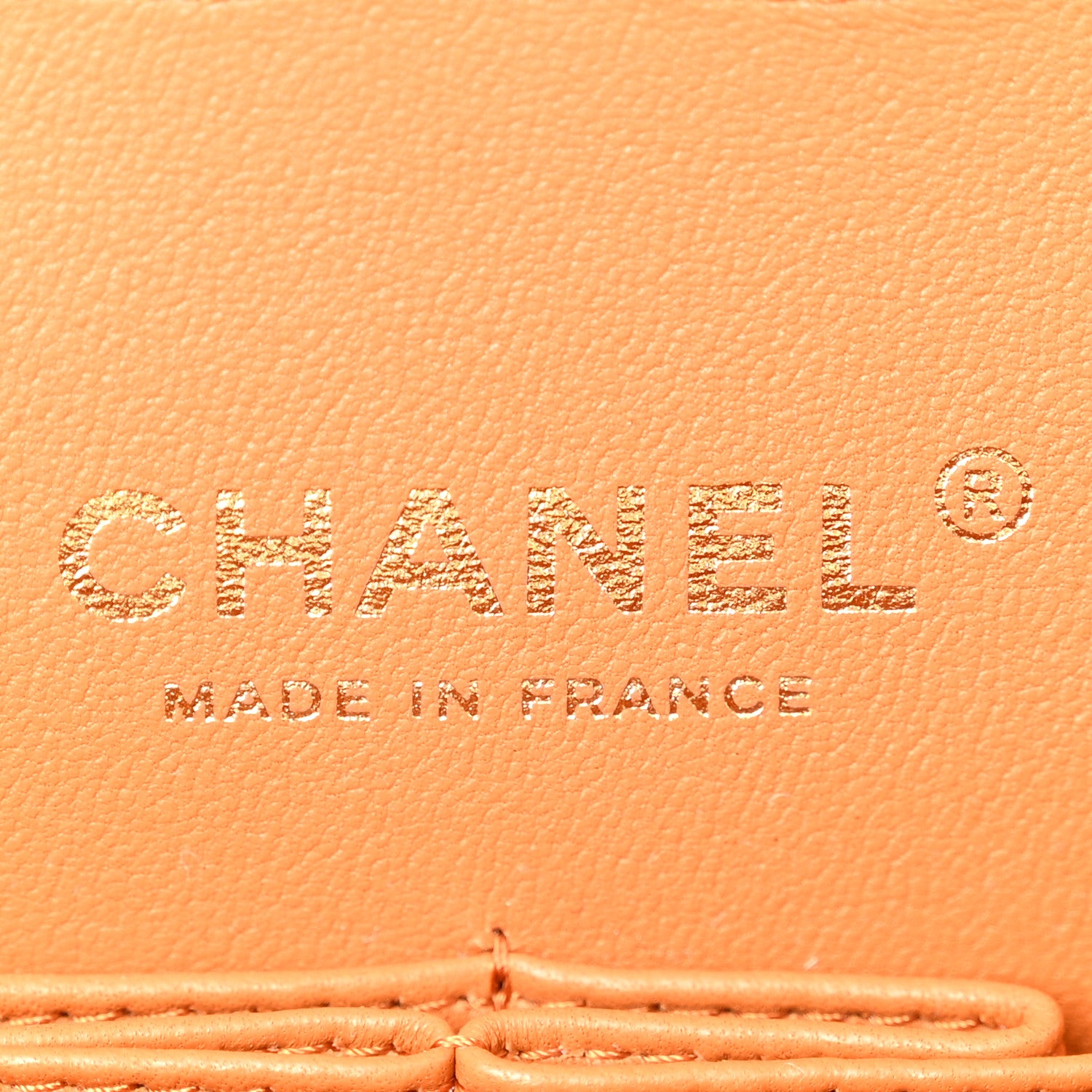 Chanel Caviar Quilted Medium Double Flap Light Brown 6 of 11