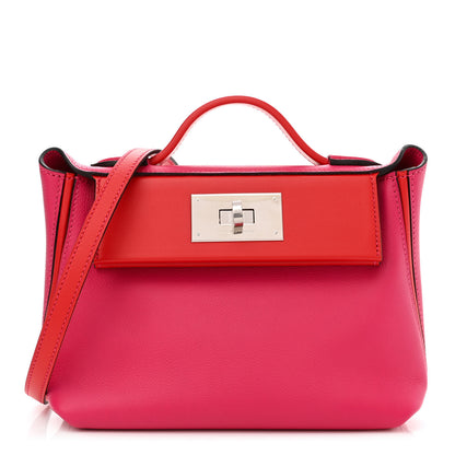 Hermes Evercolor Swift 24/24 21 Rose Mexico Rouge De Coeur 1 of 11