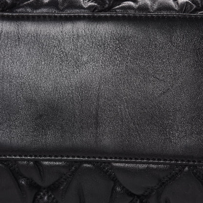 Chanel Lambskin Bubble Quilt Bowler Black 14 of 15