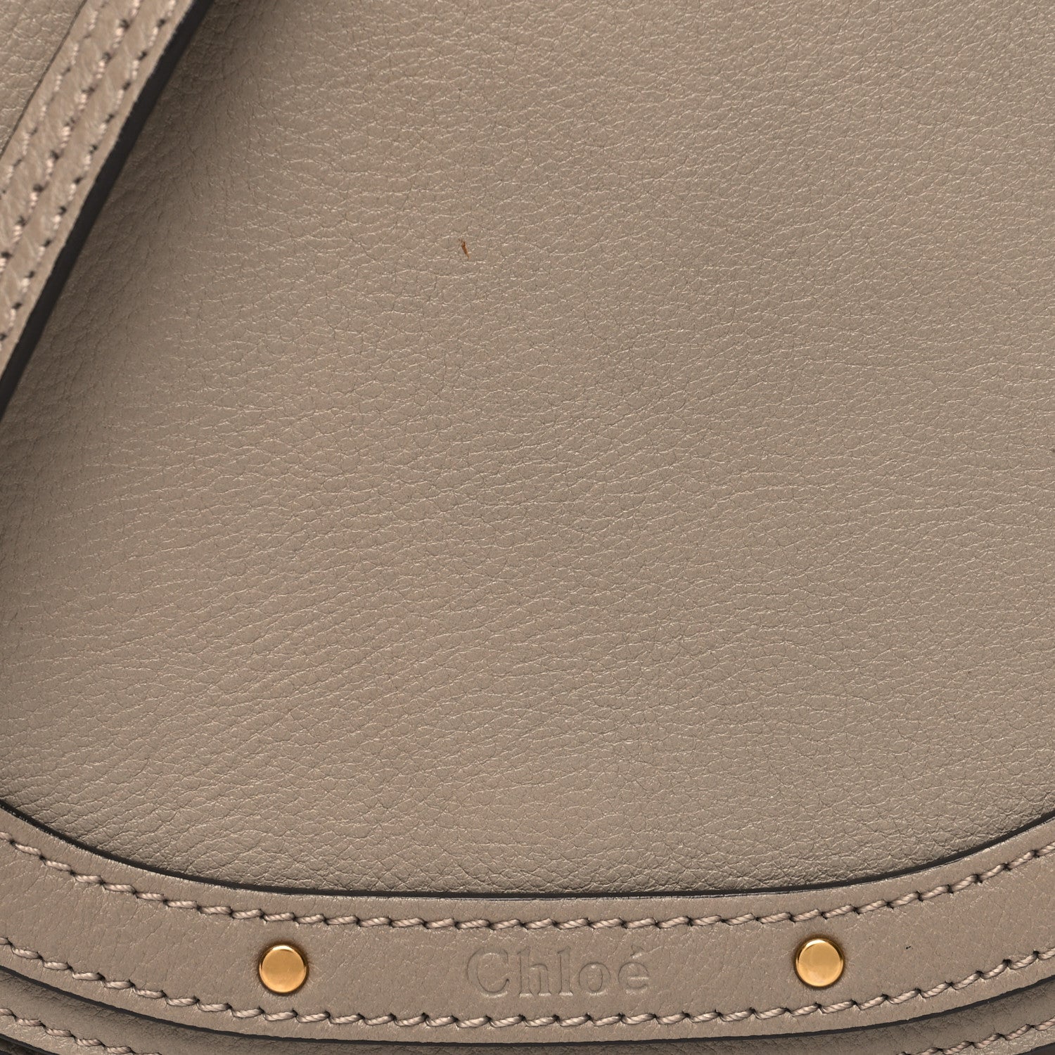 Chloe Calfskin Suede Small Nile Bracelet Bag Motty Grey 7 of 9