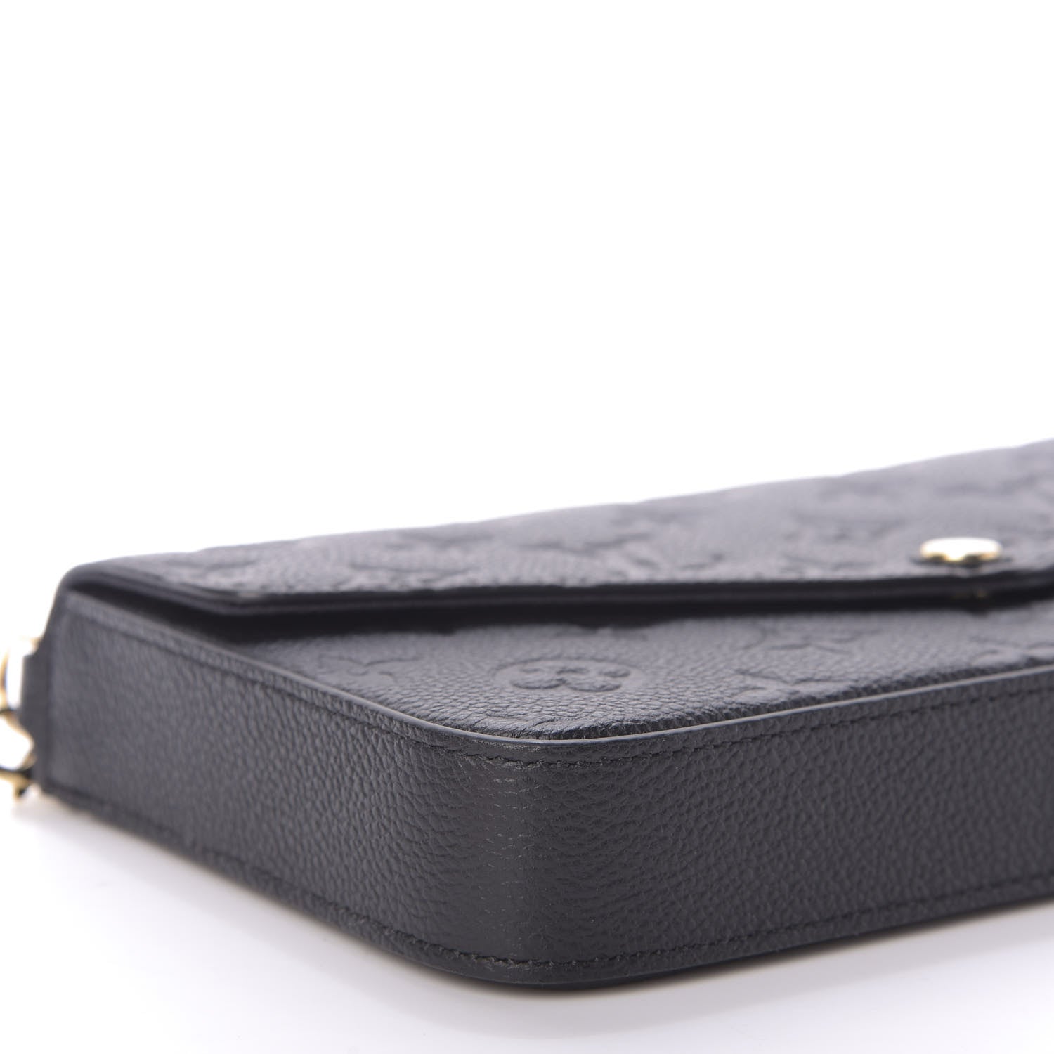 Louis Vuitton Empreinte Pochette Felicie Chain Wallet Black 6 of 11